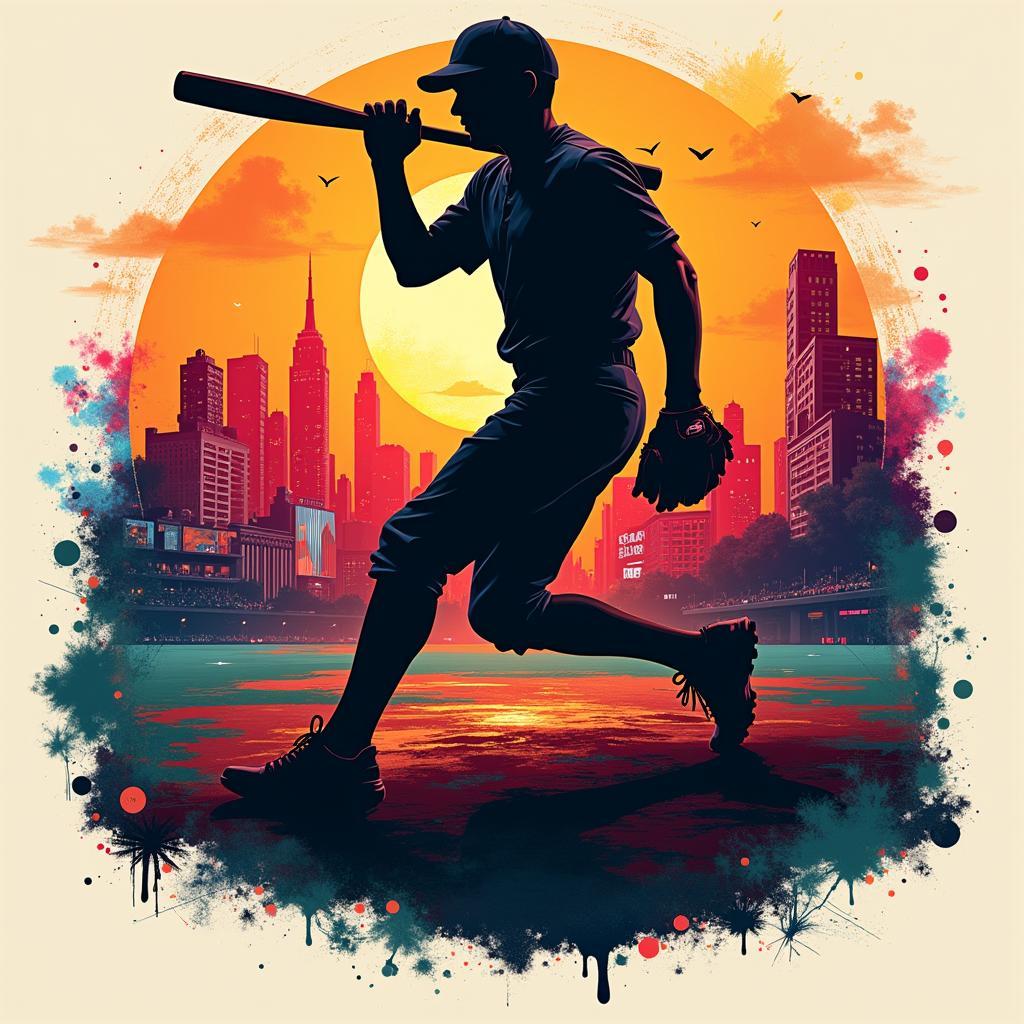 MLB Art Digital Illustrations