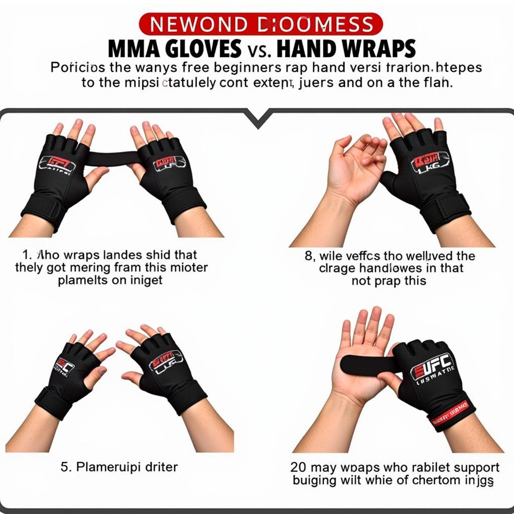 MMA gloves and hand wraps for optimal protection and performance