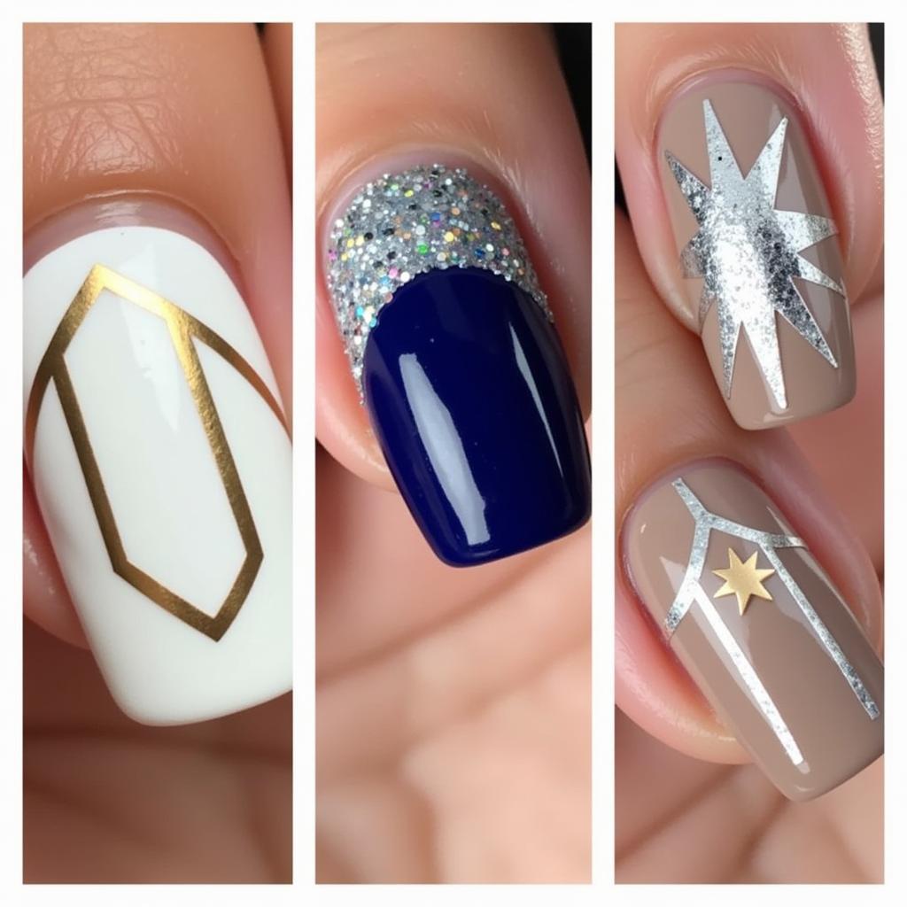 Modern Art Deco Nail Art Inspiration