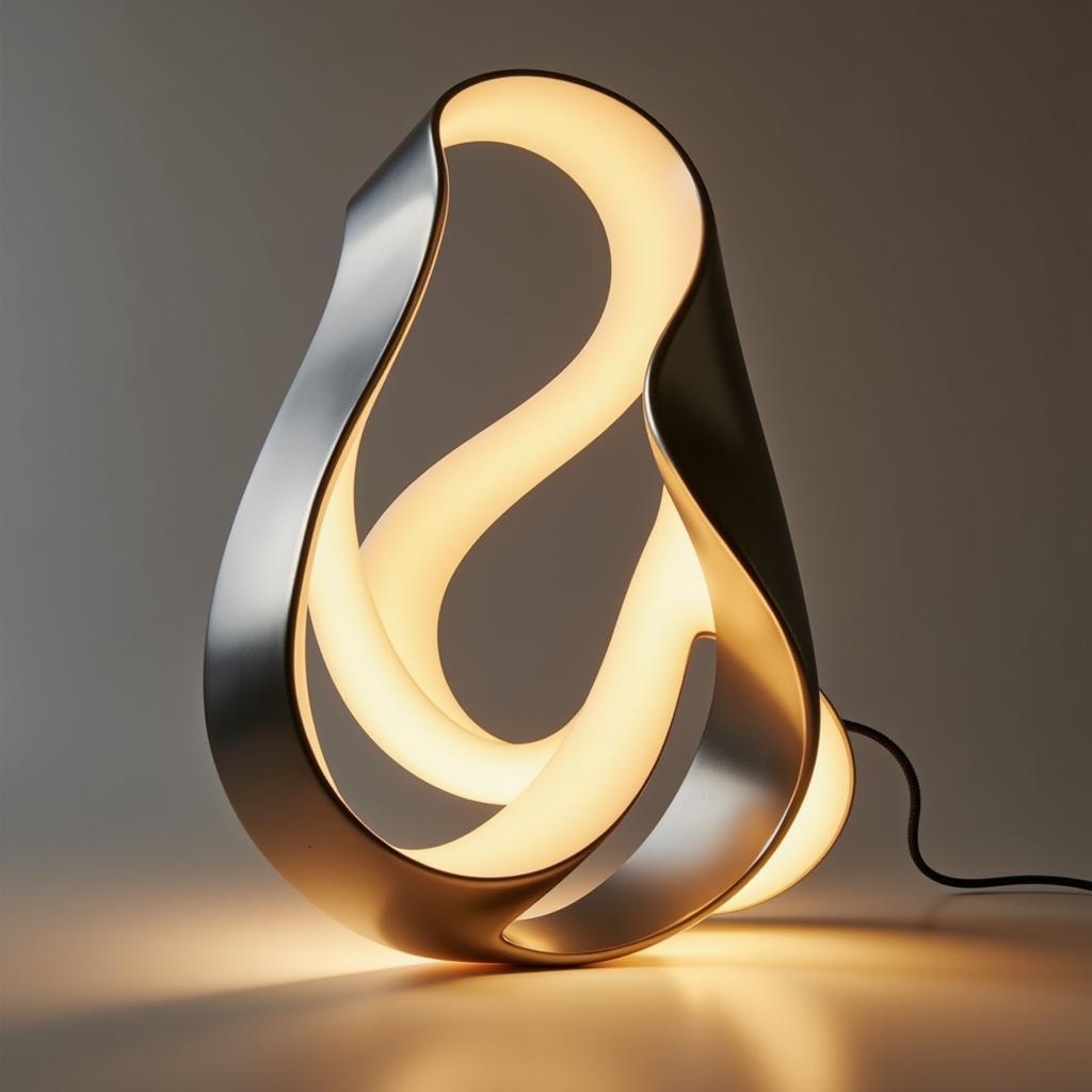 Modern Art Lampen with Sculptural Design