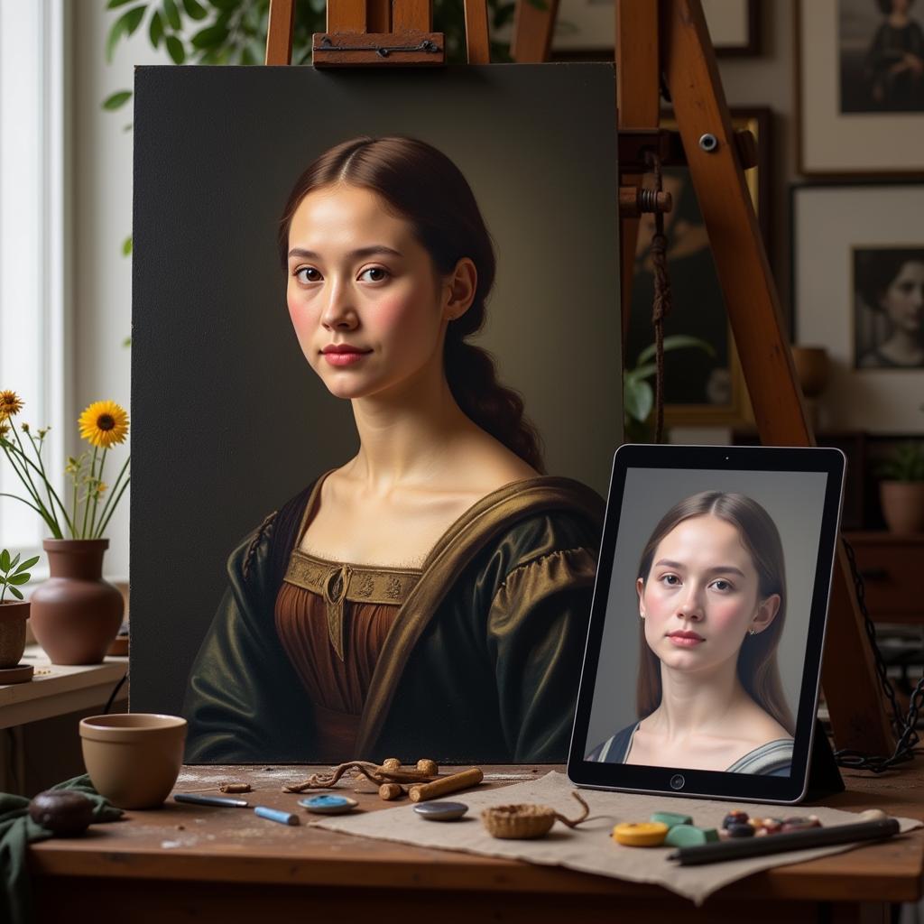 Modern Interpretations of Classical Portraits