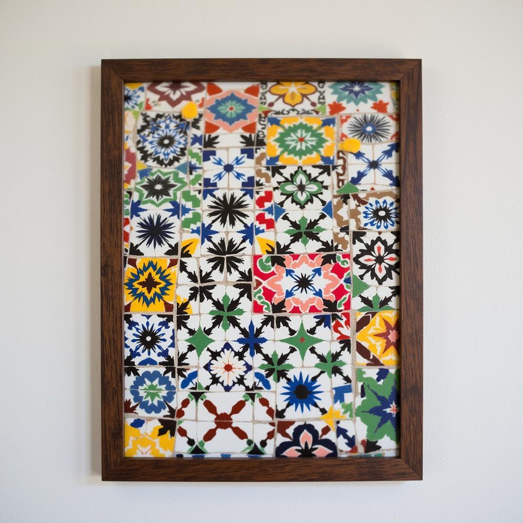 Moroccan Zellij Mosaic Art Print