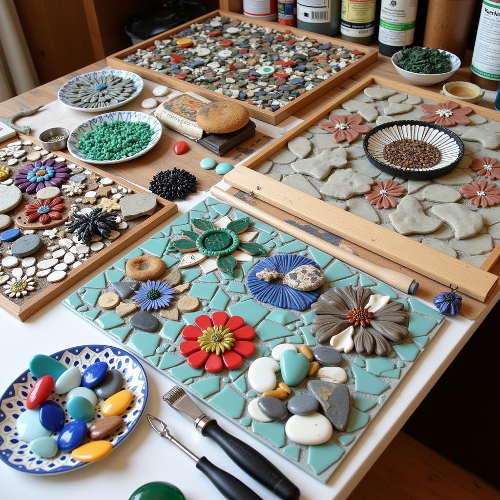 Mosaic Art Workshop: Exploring Various Techniques and Materials