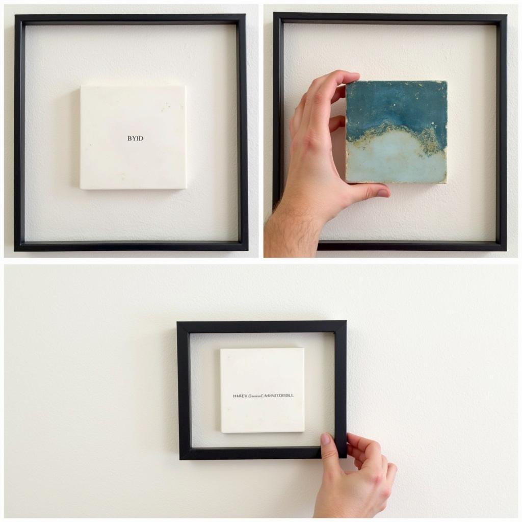 Mounting Tile Art in a Floating Frame for a contemporary look