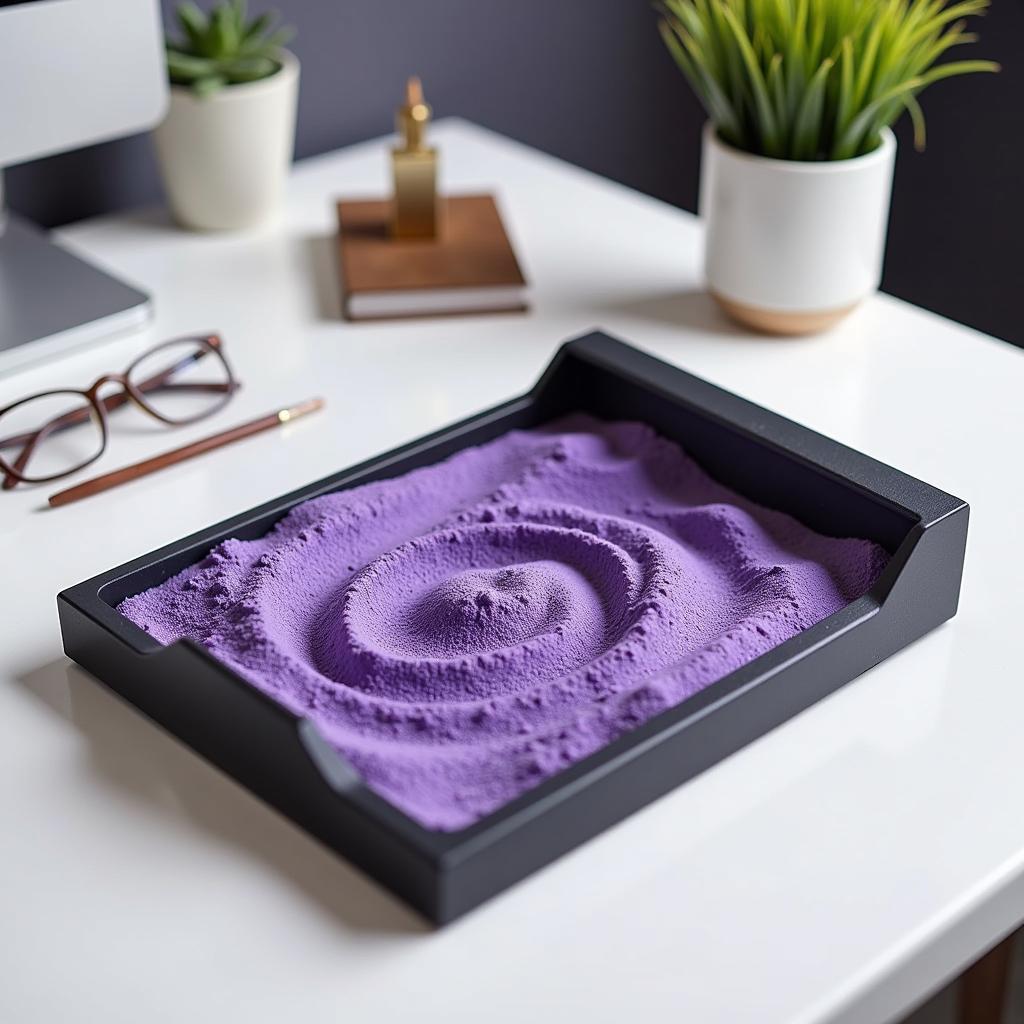 Moving Sand Art on Desk