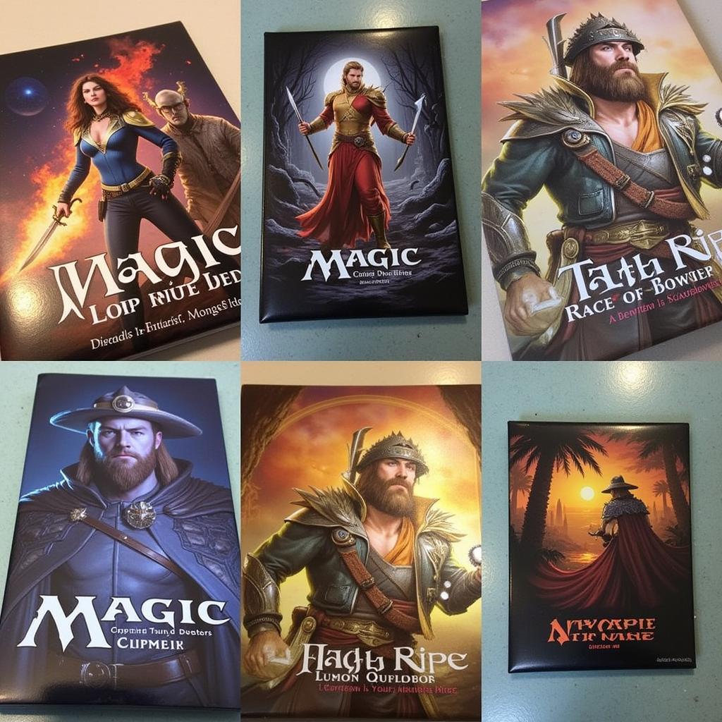 Showcase of Various MTG Art Sleeves