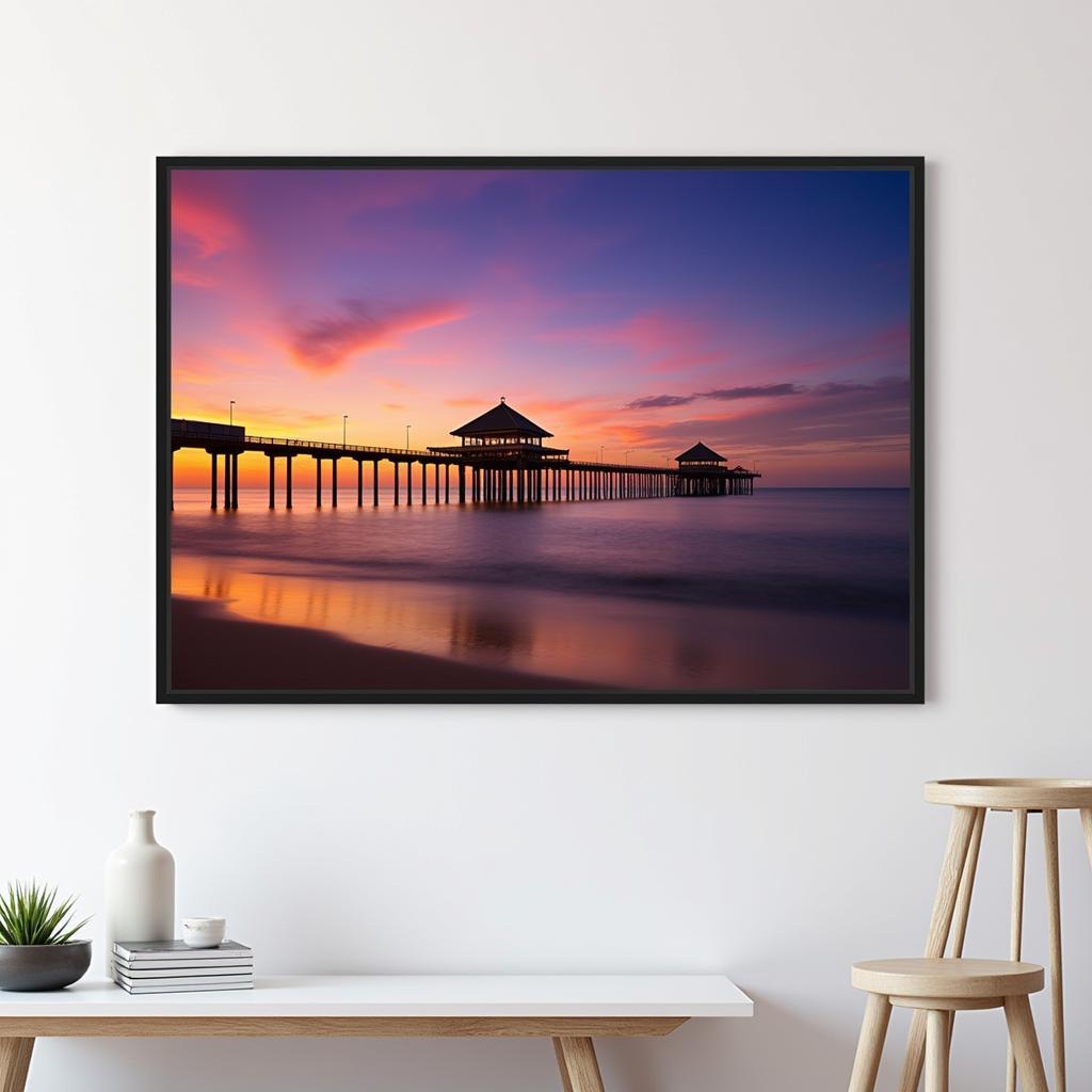 Naples Florida Pier at Sunset Photography Print