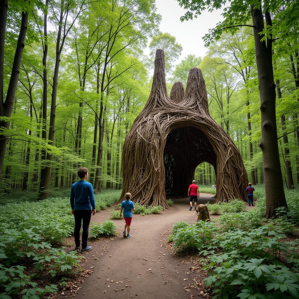 National Park Art Installation Example