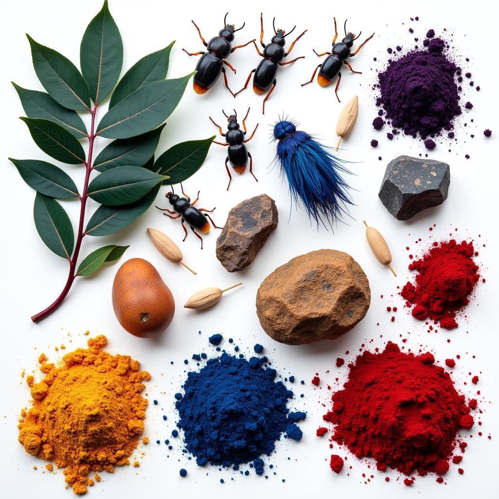 Natural Dye Sources: Plants, Insects, and Minerals