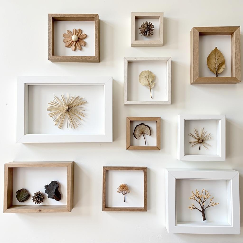 Natural Shadow Box Display Ideas