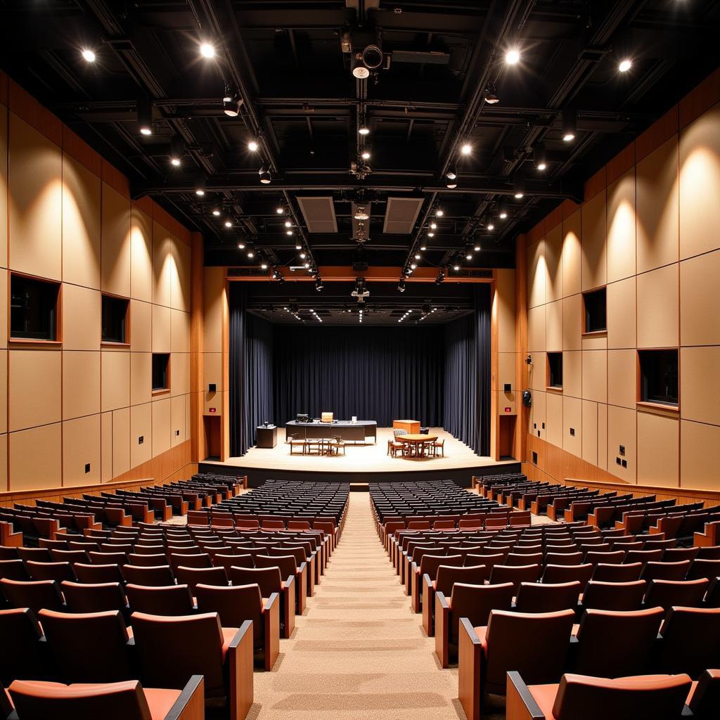 Newton Performing Arts Center Interior and Amenities