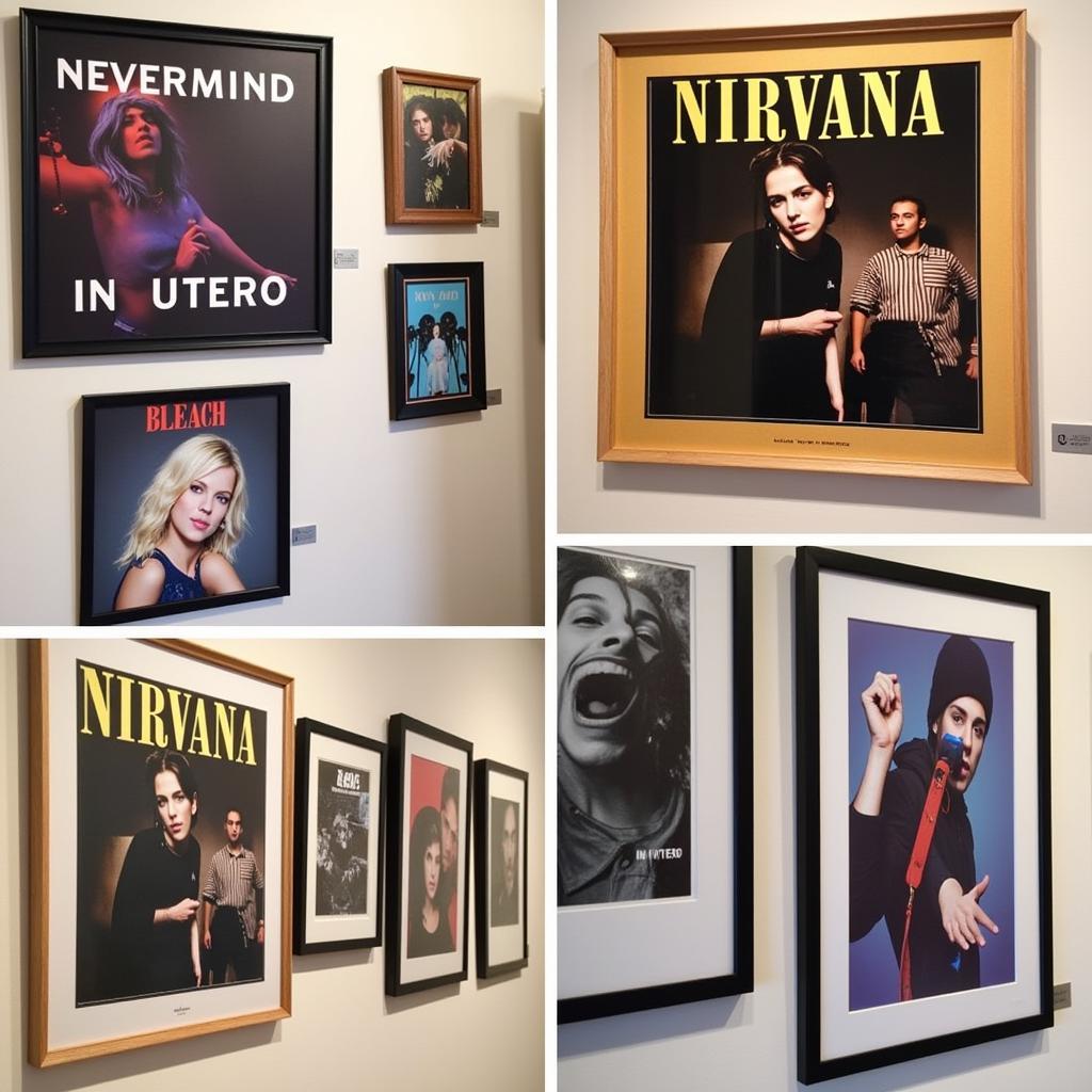 Nirvana Album Cover Wall Art Collection