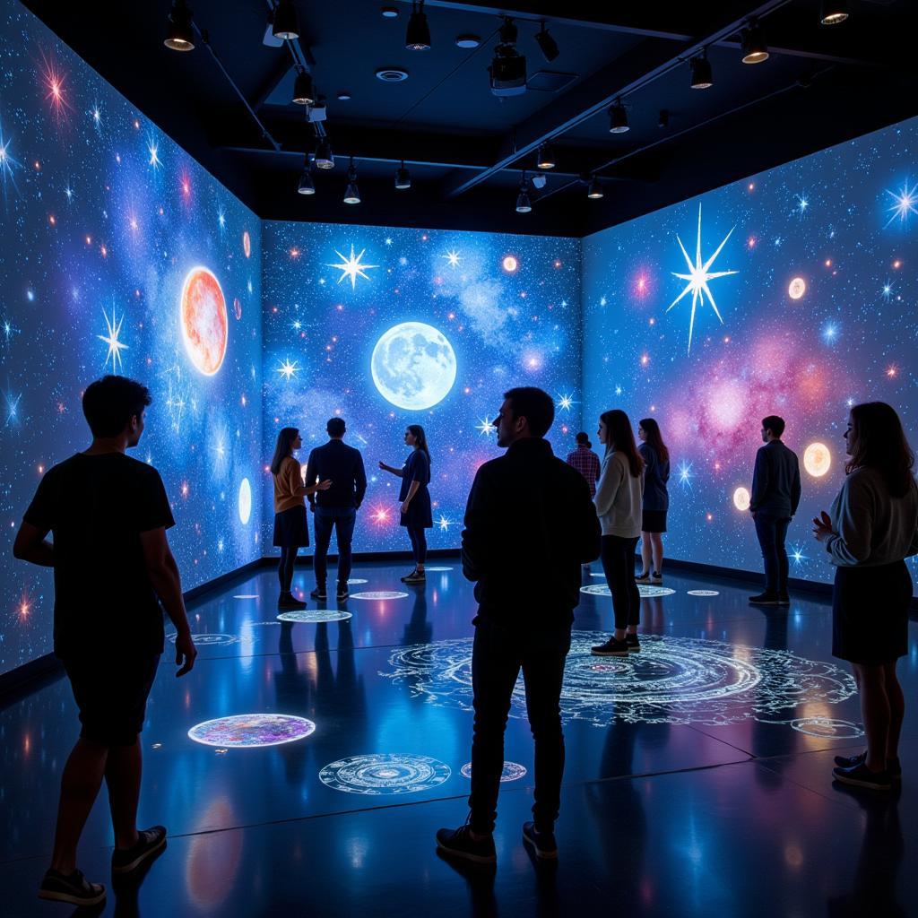 Interactive North Star Art Installation