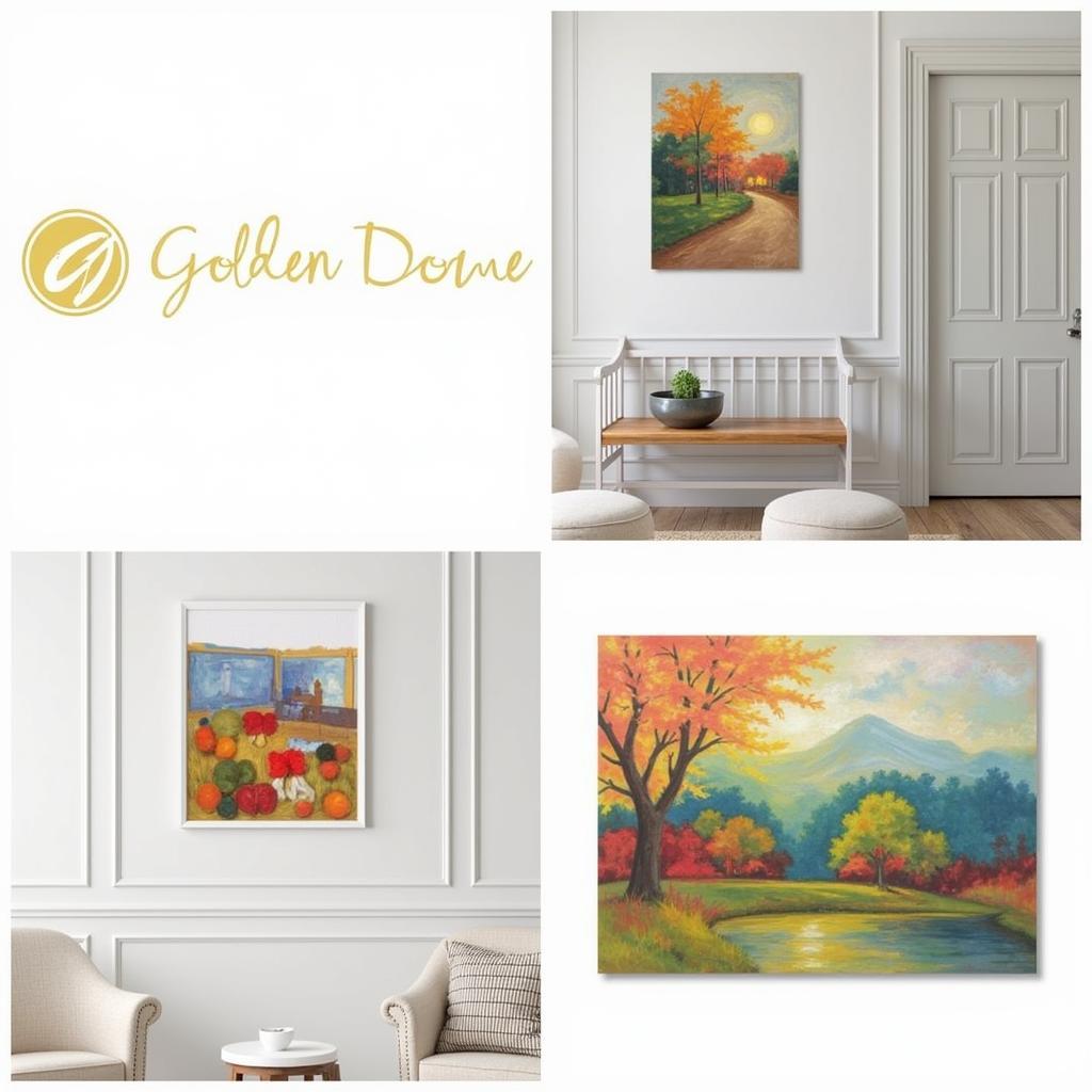 Notre Dame Golden Dome Wall Art in Various Styles