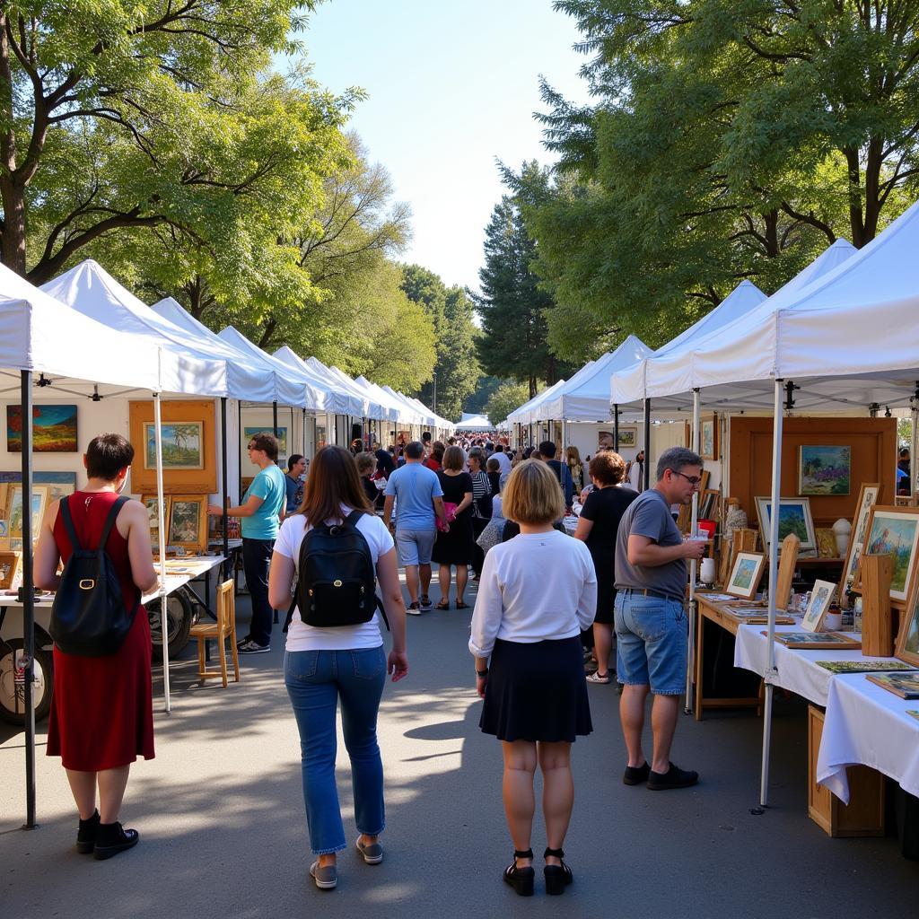 Novato Art and Wine Festival Art Display