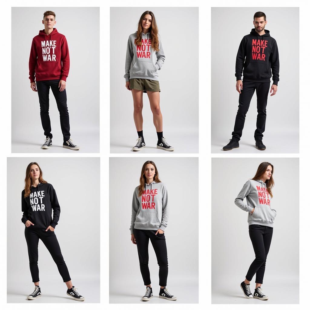 Obey Make Art Not War Hoodie Styling Ideas