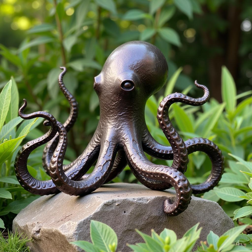 Octopus Garden Art Metal Sculpture