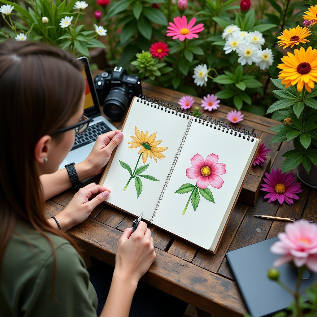 Finding Inspiration for Oil Flower Paintings