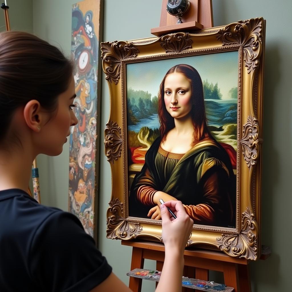 The Process of Creating an Oil Reproduction Painting