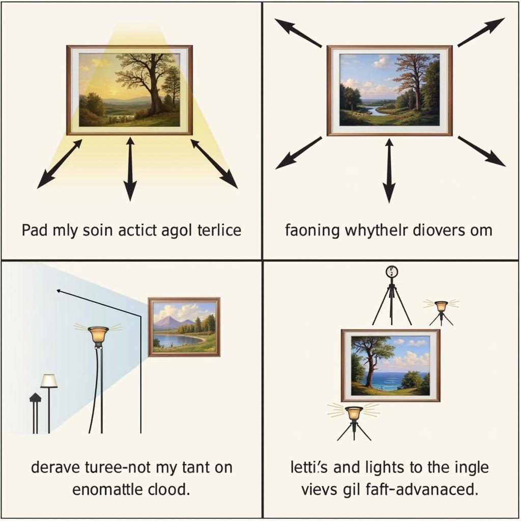 Optimizing Art Display Lamp Placement for Minimal Glare and Maximum Impact