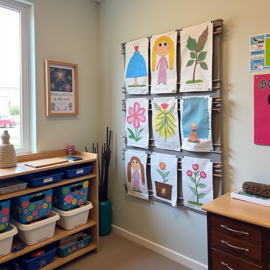 Optimizing Classroom Space with an Art Drying Rack