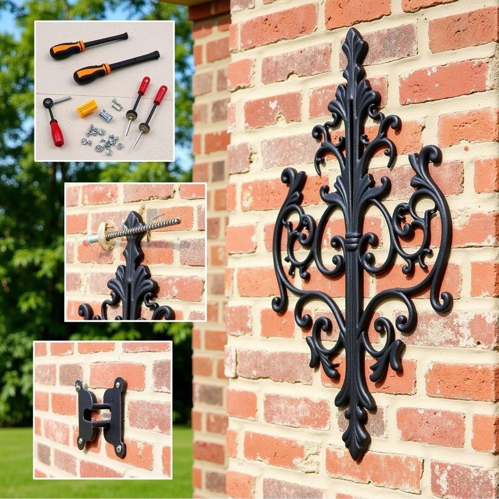 Outdoor Iron Wall Art Installation Guide