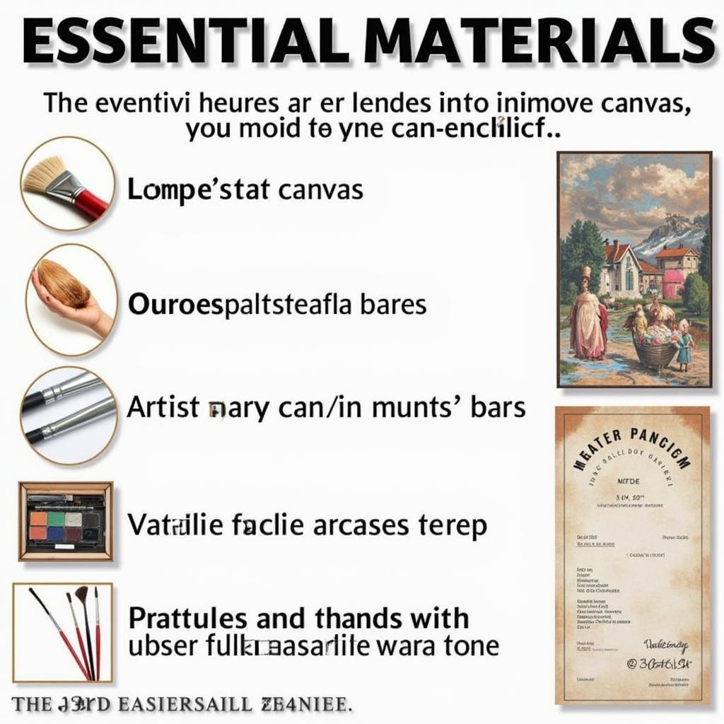 Essential Materials for Creating Oversize Canvas Art