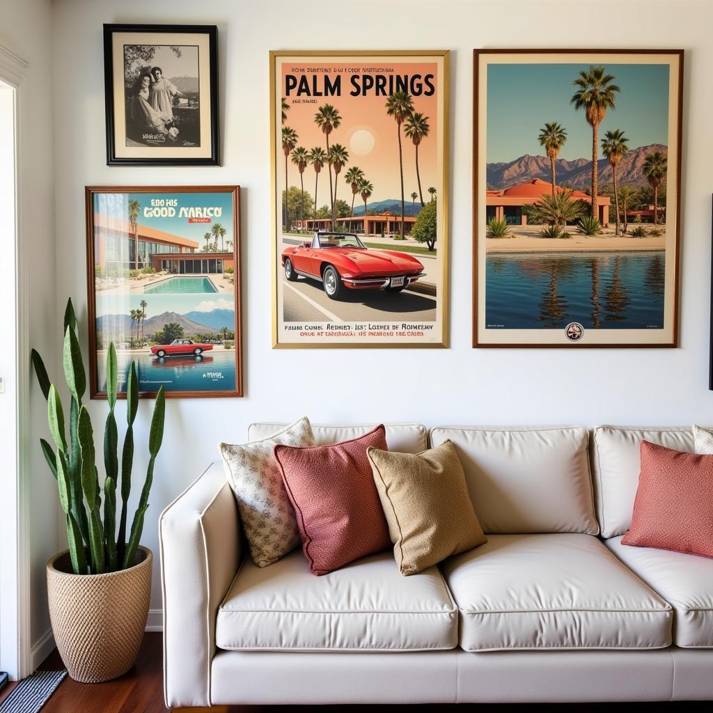 Vintage Palm Springs Wall Art