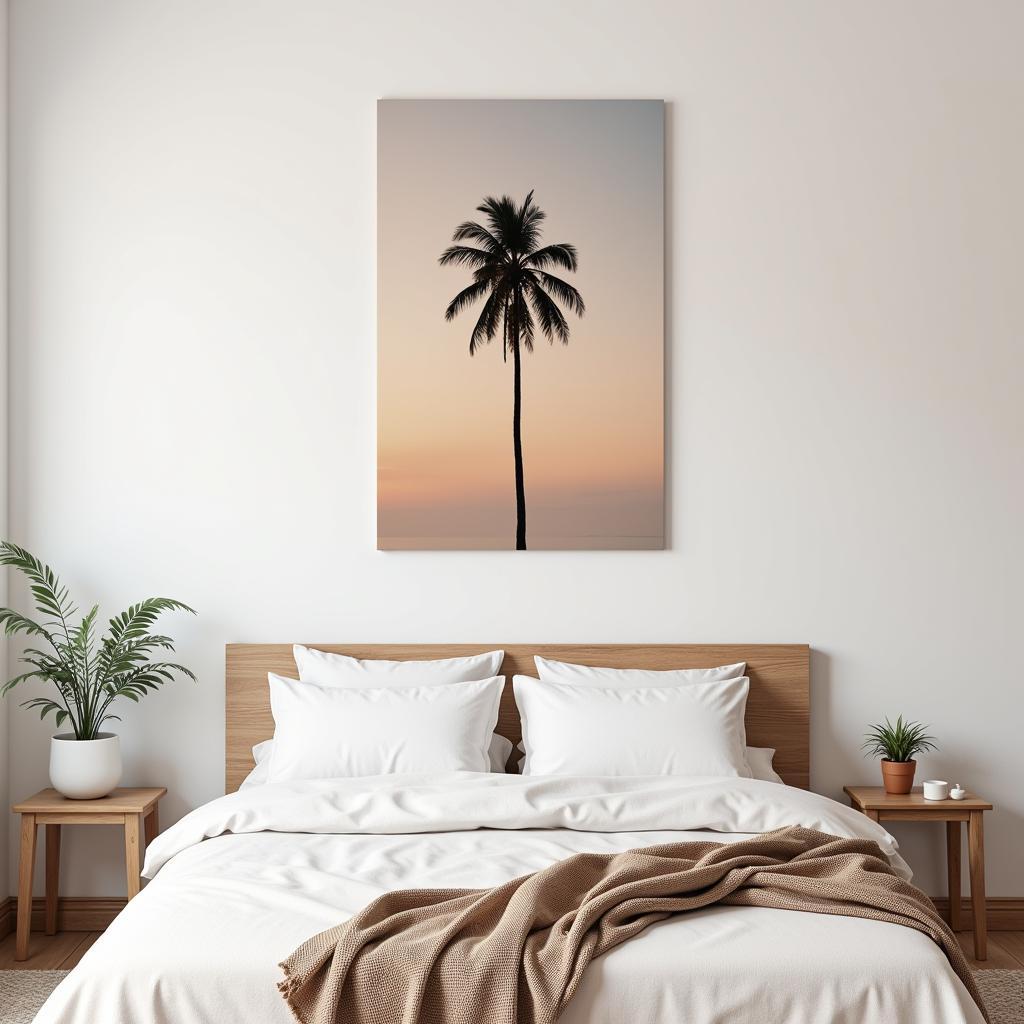 Palm Tree Wall Art Bedroom Ideas