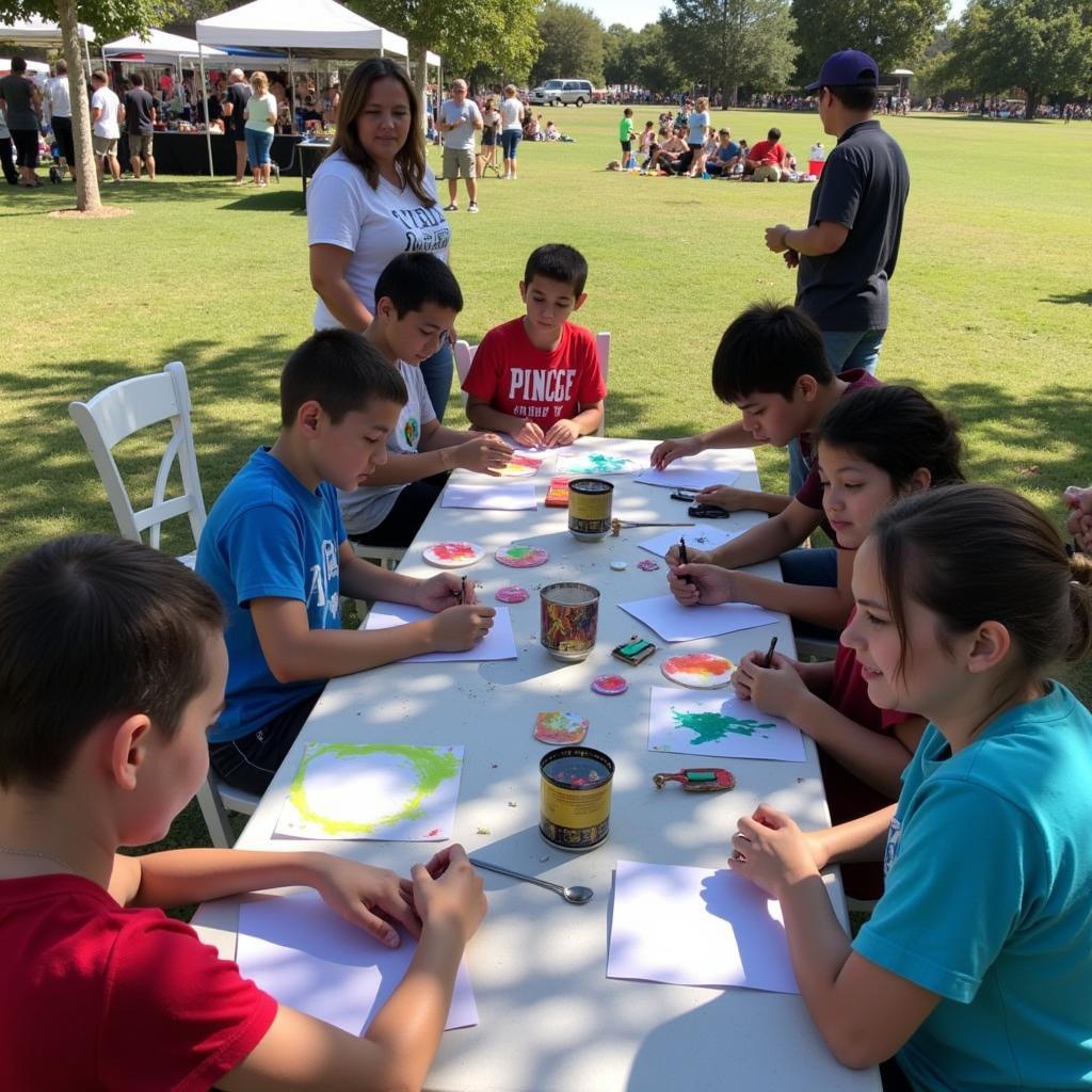 Community Art Workshop at Paso Robles Art in the Park