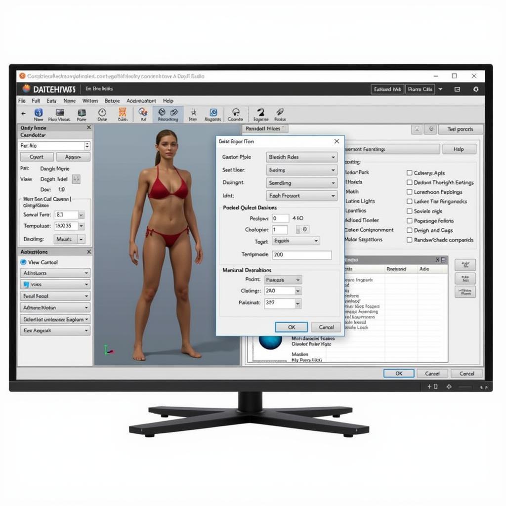 Peach Art Modeling Studio Software Interface