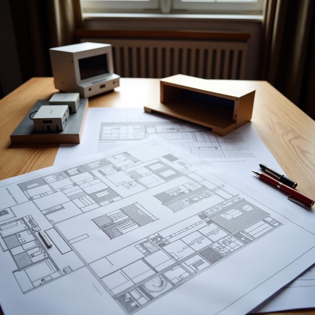 Performing Arts Center Blueprint and Planning Stage