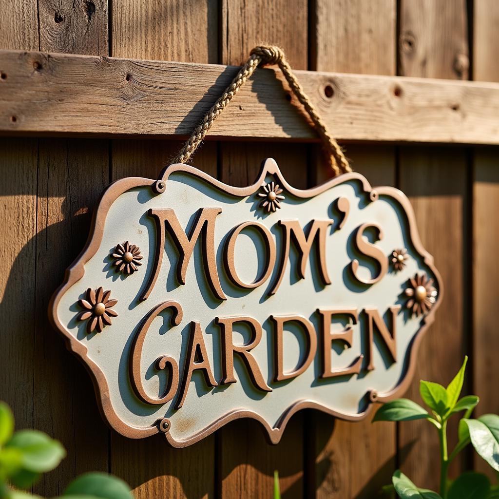 Personalized Metal Sign for Mother's Day Gift