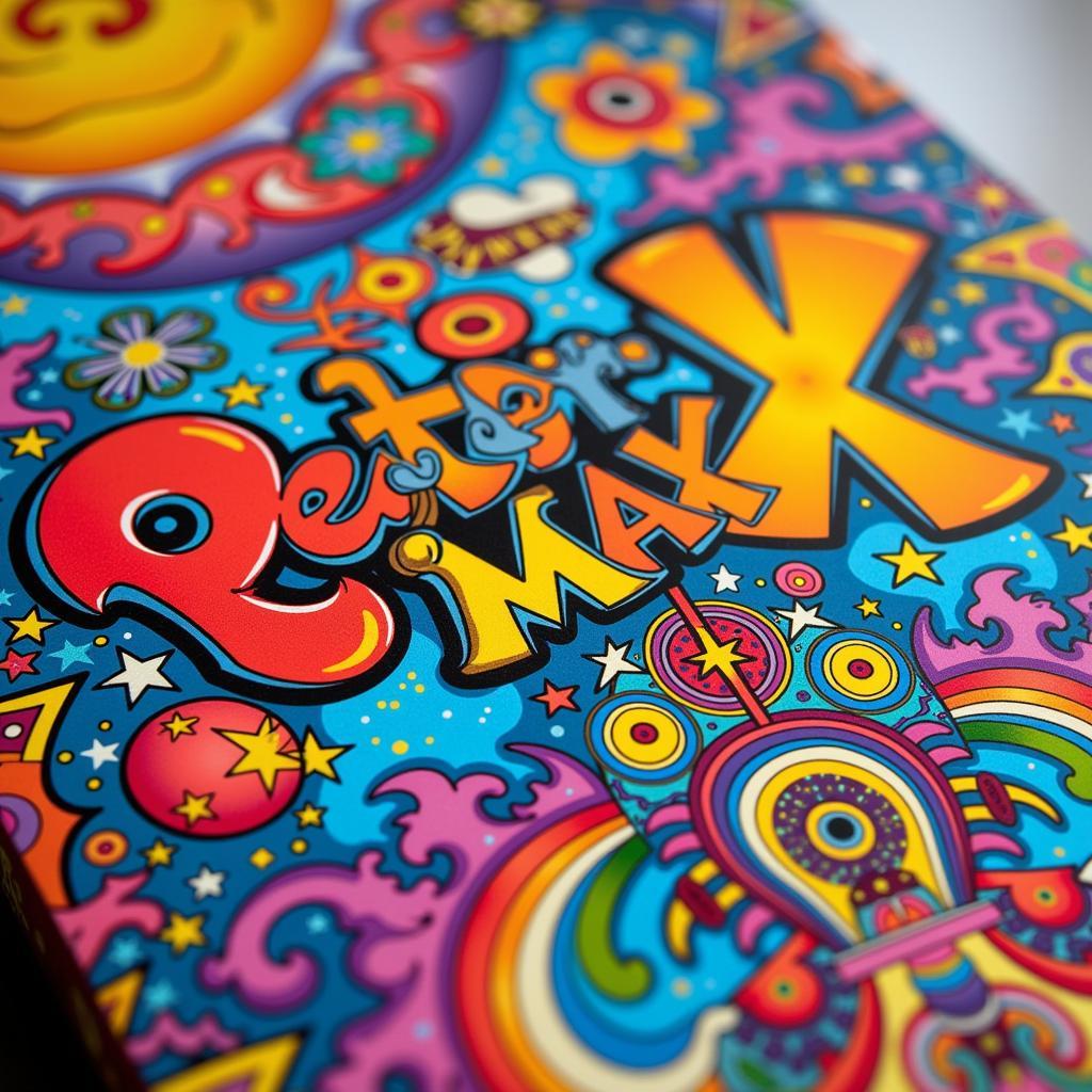 Peter Max Book Cover: A Burst of Psychedelic Art