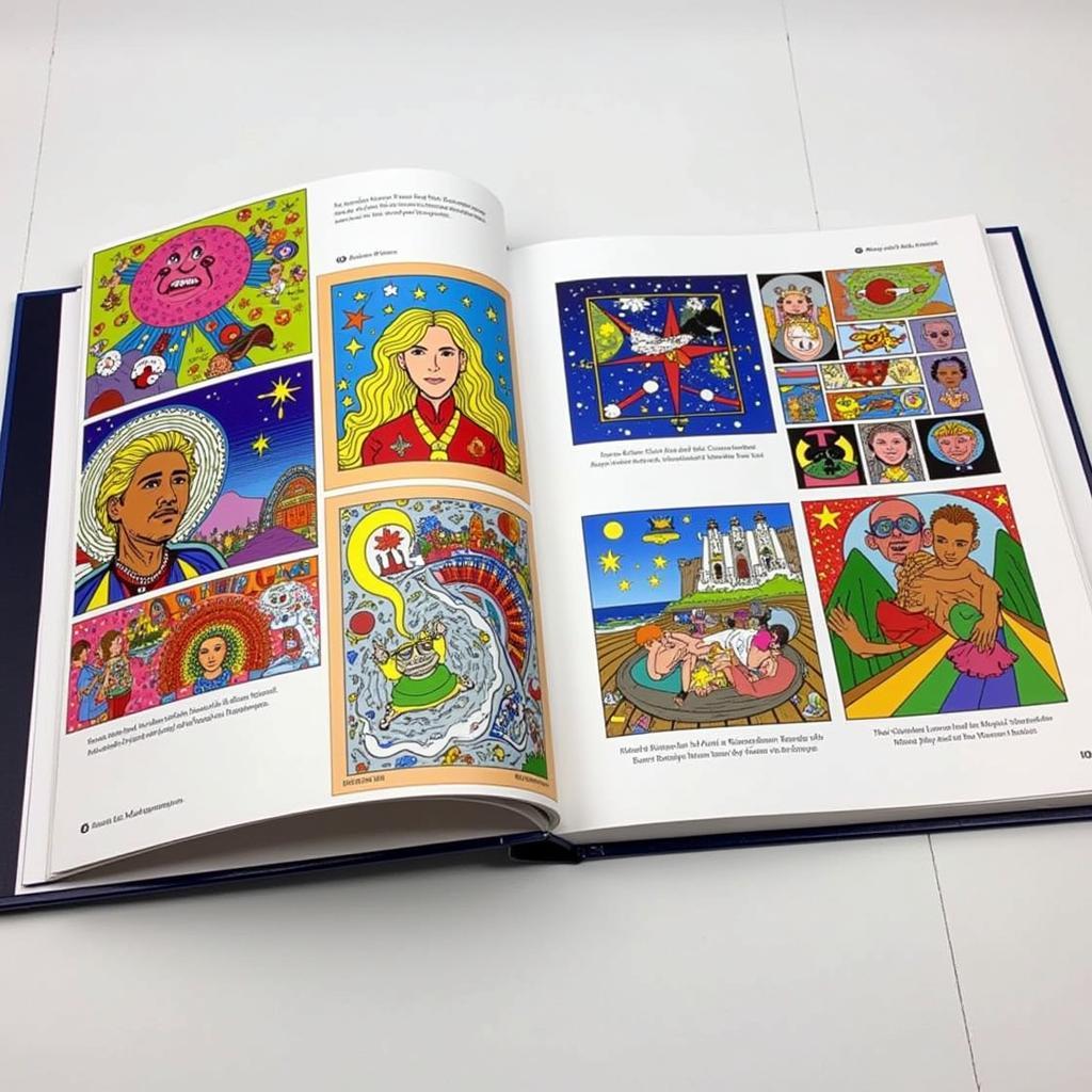 Peter Max Book Interior: Exploring Colorful Illustrations