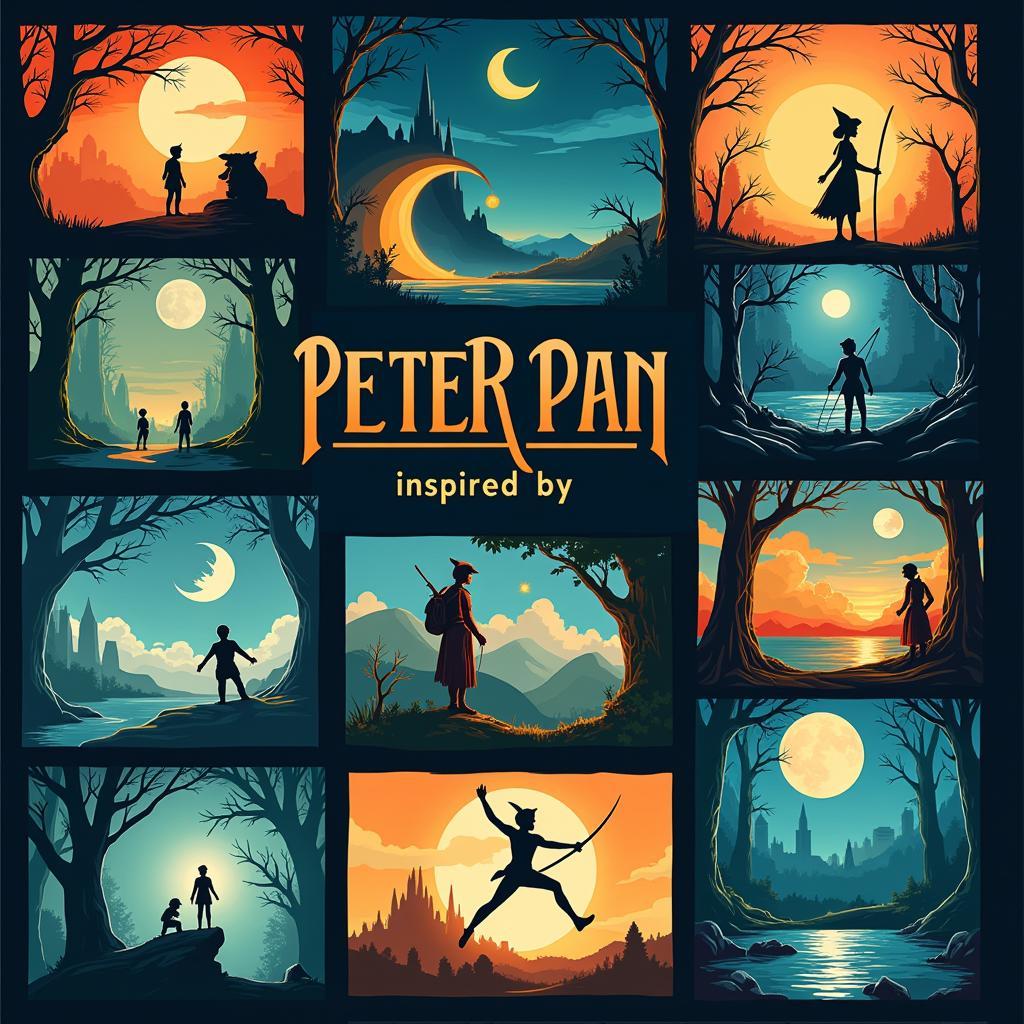 Peter Pan Modern Digital Art