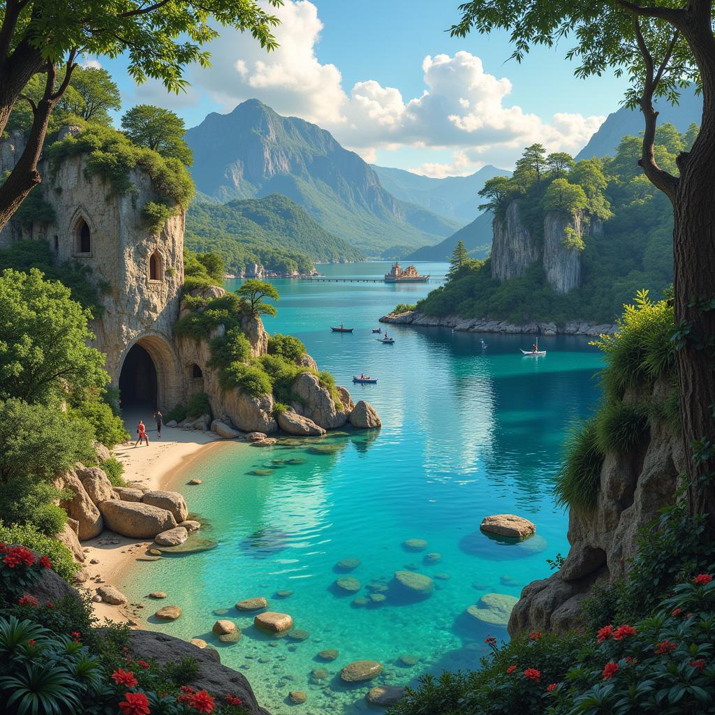 Peter Pan Neverland Landscapes