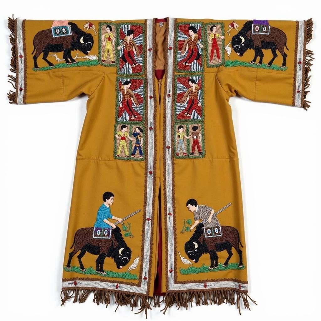 Plains Tribe Beaded Ceremonial Dress