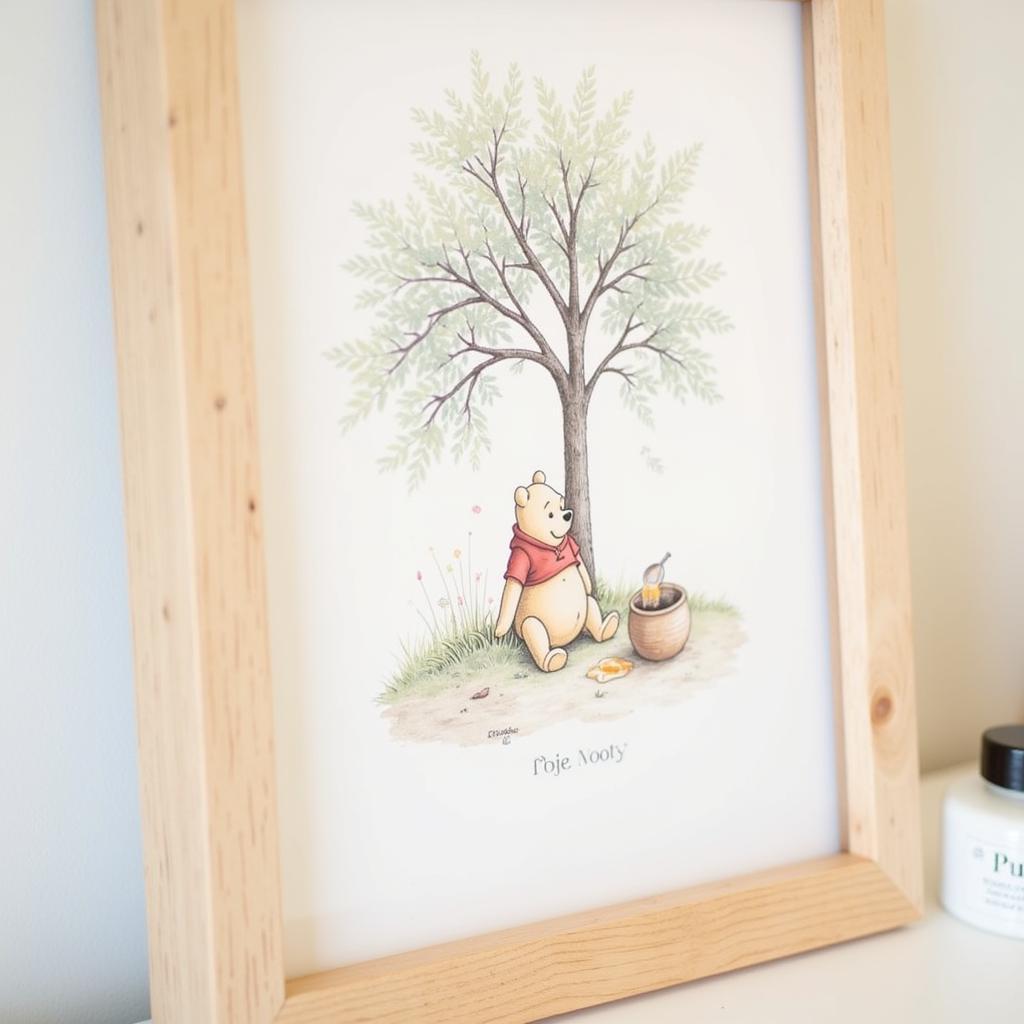 Classic Pooh Framed Art Illustrations