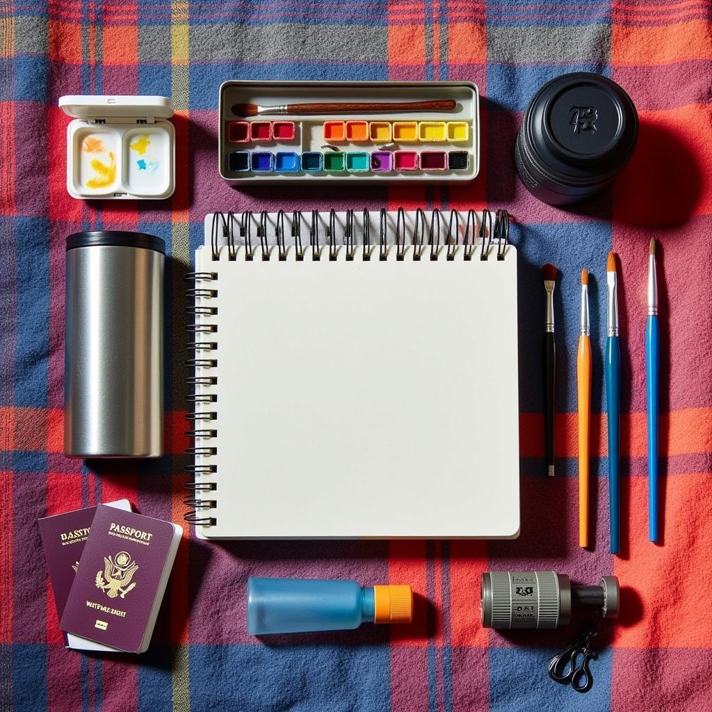 Portable Travel Art Supplies for Artists on the Go