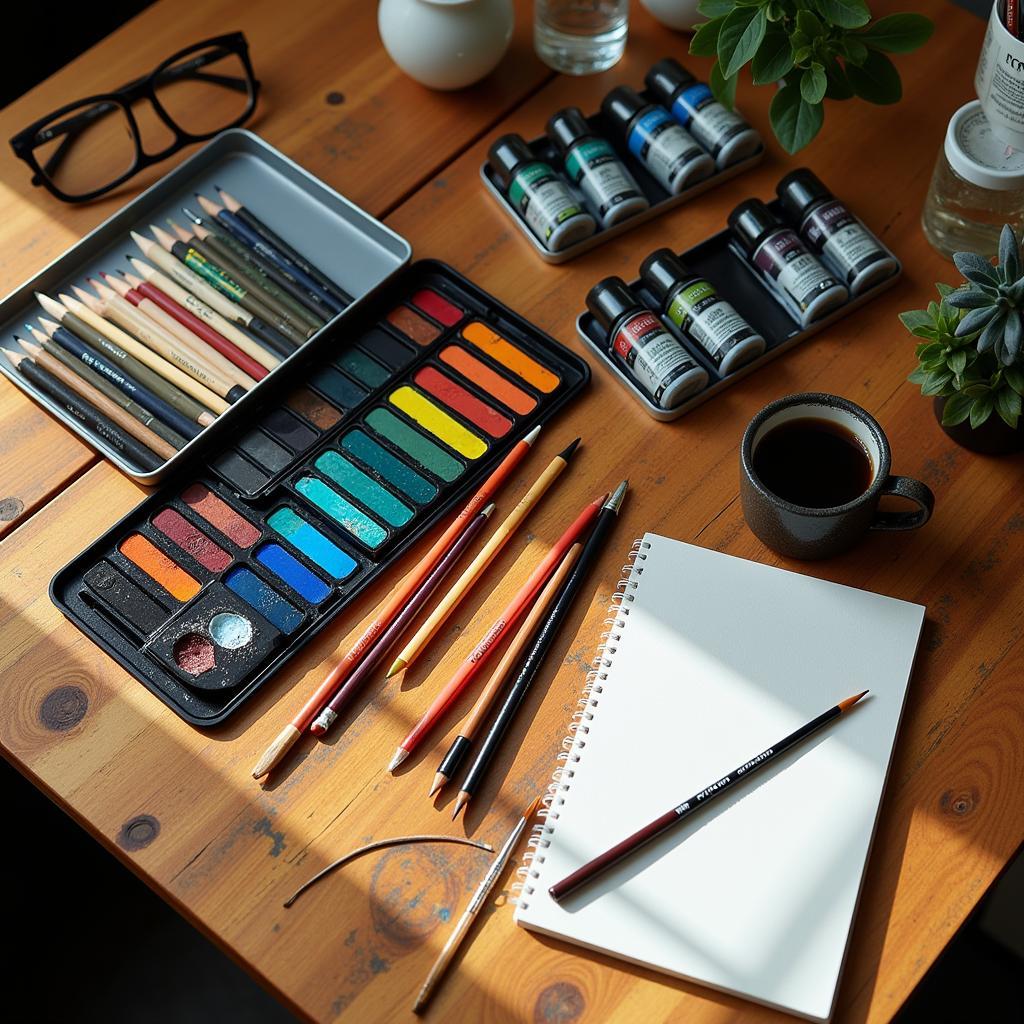 Premium art supplies for teen artists