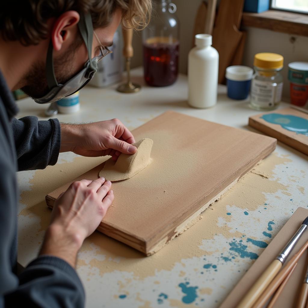 Preparing Wood Panels for Painting