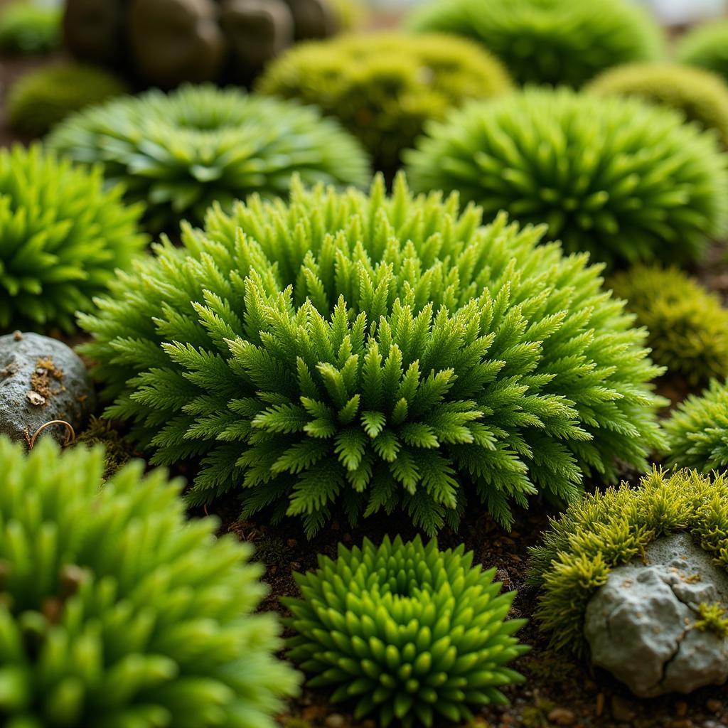 Preserved Moss Wall Art Close-Up