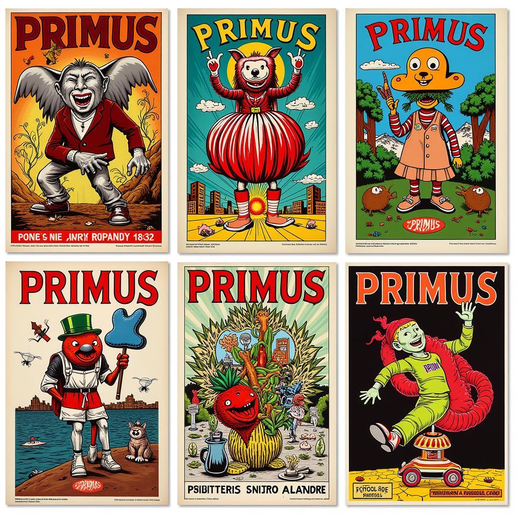 Primus Poster Art by Mark Mothersbaugh