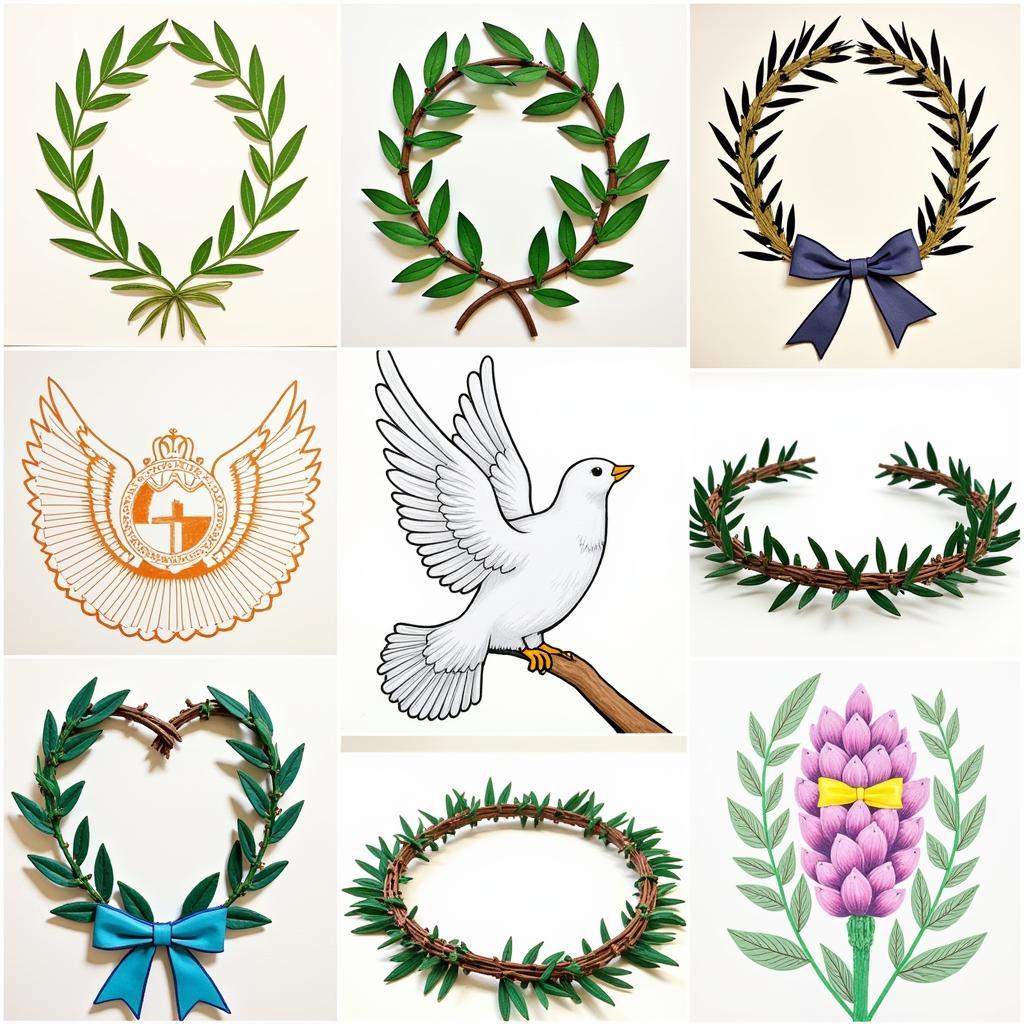 Prince of Peace Art Symbolism: Doves, Olive Branches, and Crowns of Thorns