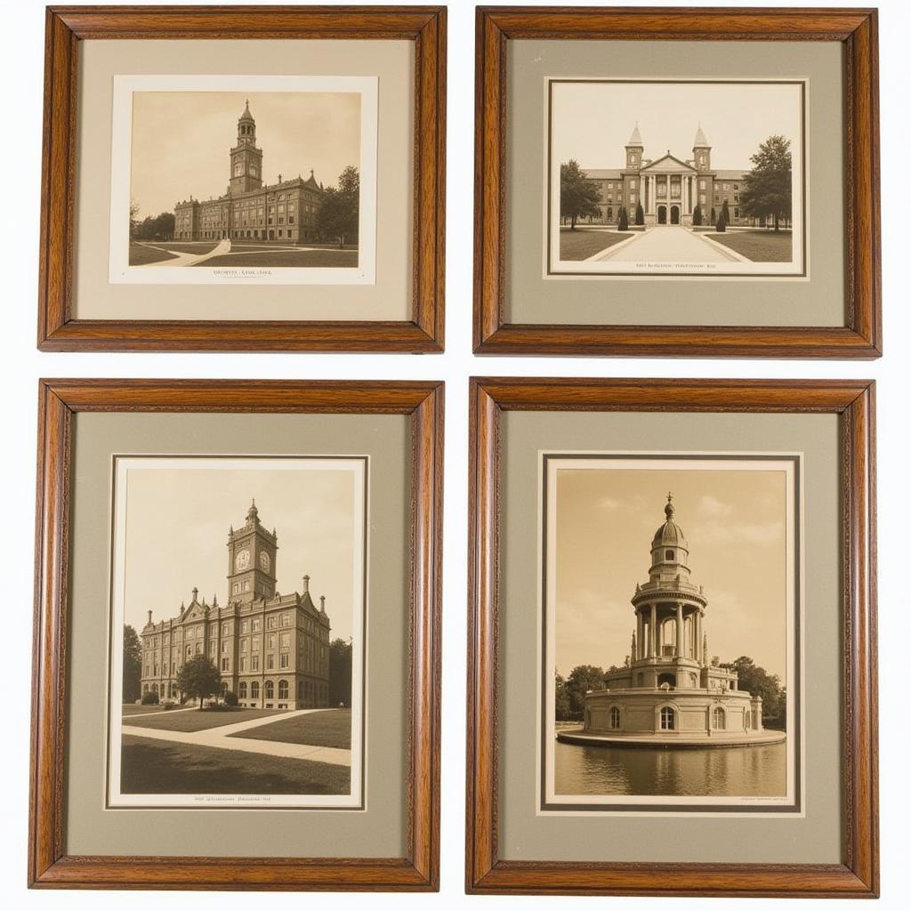 Vintage Purdue University Wall Art Prints