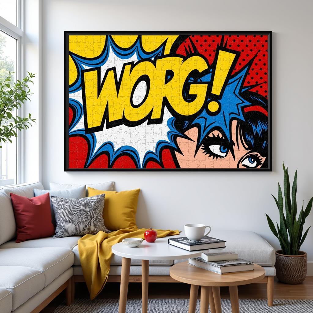 Roy Lichtenstein's Comic Book Inspired Puzzles Pop Art