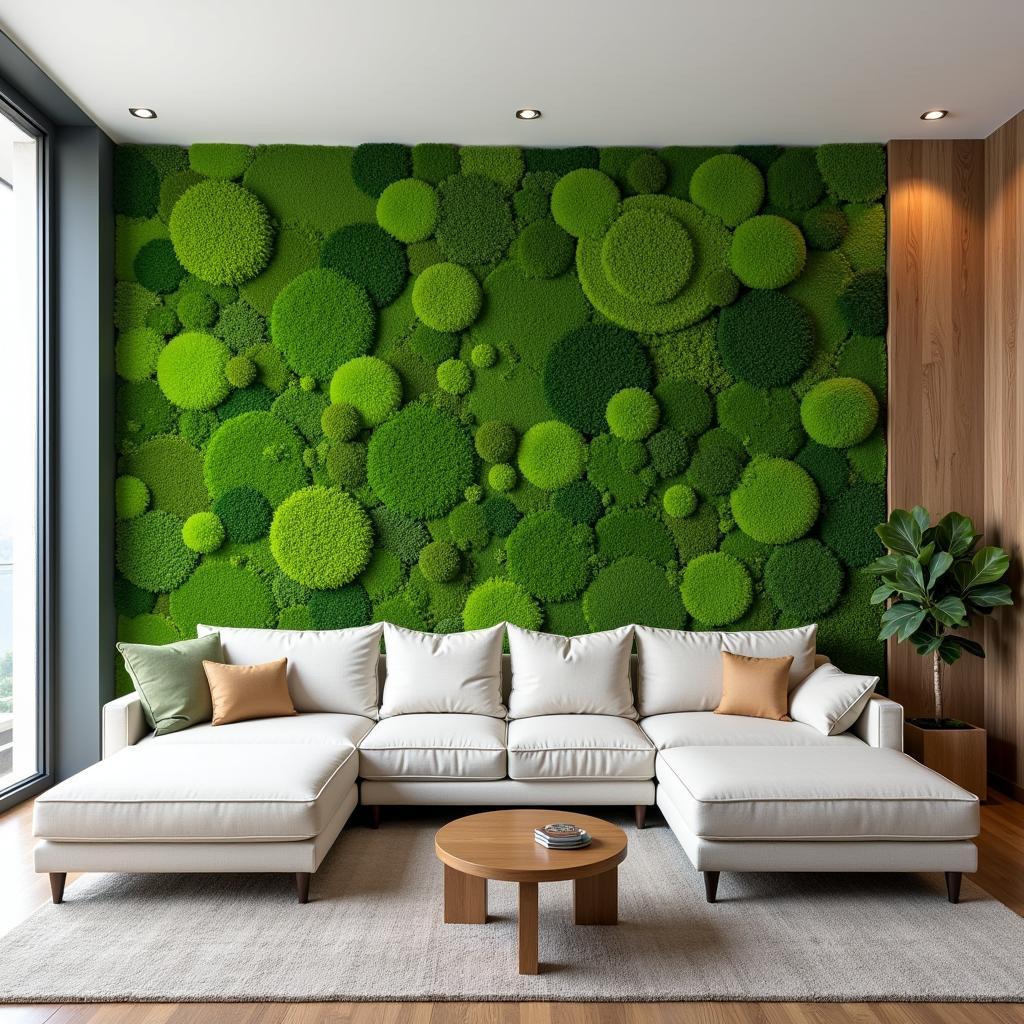 Real Moss Wall Art Living Room Decor