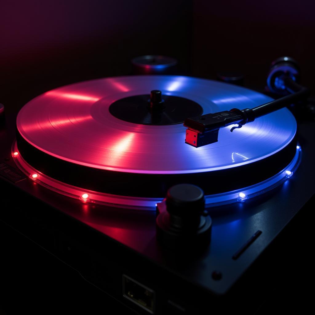 Record Player Art: LED Modifications