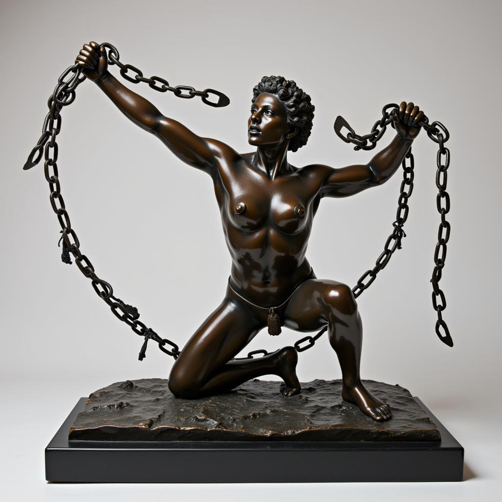 Redemptive Art Sculpture Expressing Freedom and Liberation